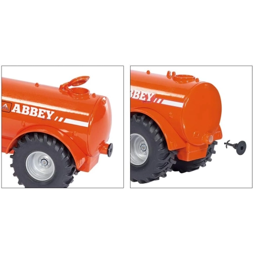 Traktor z jednoosiową cysterną model metalowy SIKU S1945